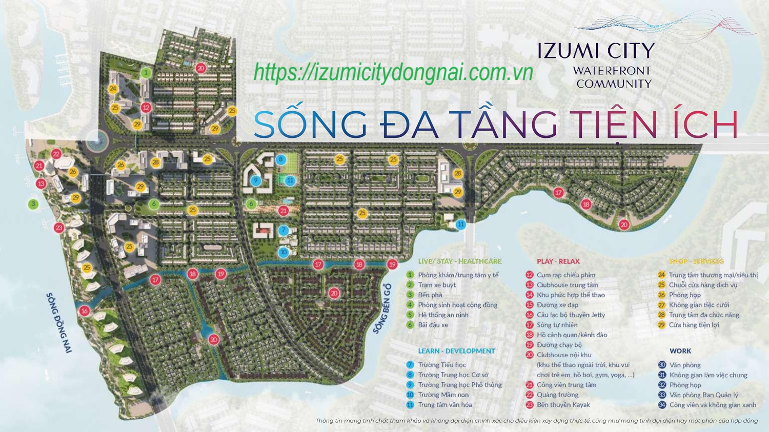 Vị trí Izumi City Đồng Nai